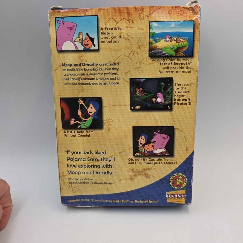 Moop & Dreadly in Treasure on Bing Bong Island (Mac and Windows, 2002) Game Seal - Picture 7 of 7